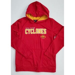 IOWA STATE CYCLONES Hoodie Boys' SZ 18 Football Basketball Red & Gold Gen2